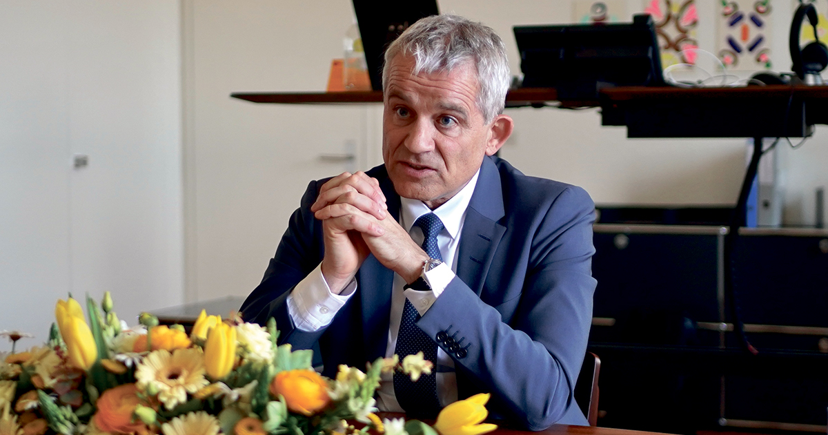 Beat Jans, Conseiller fédéral à la tête du Département fédéral de justice et police. 