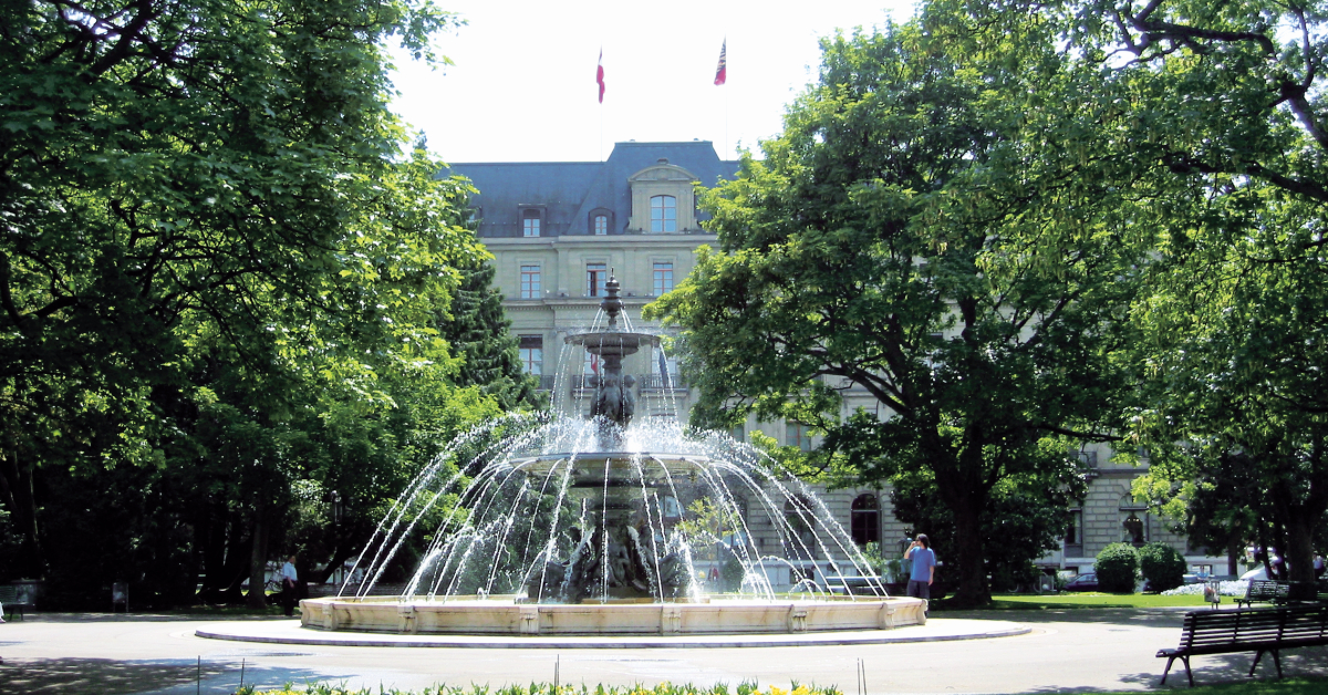 La gestion du parc arborisé en ville est complexe: elle pose des questions stratégiques, économiques et politiques (en photo: Jardin Anglais).