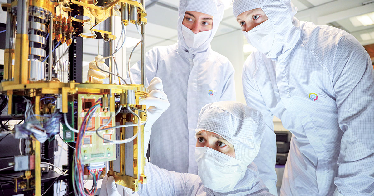 Le qbit, qui peut représenter à la fois 0 et 1, pourrait décupler la puissance de calcul et la résolution de problèmes complexes.