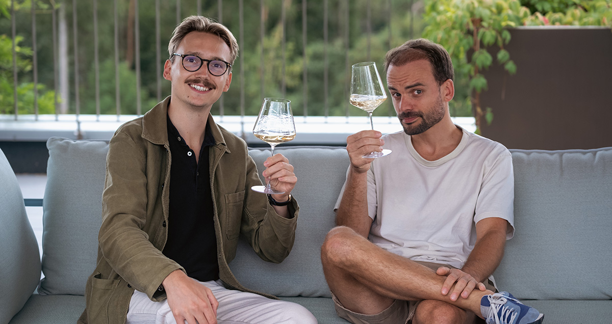 Charles Perrier et Bryan Cornelius, cofondateurs de Karafe.