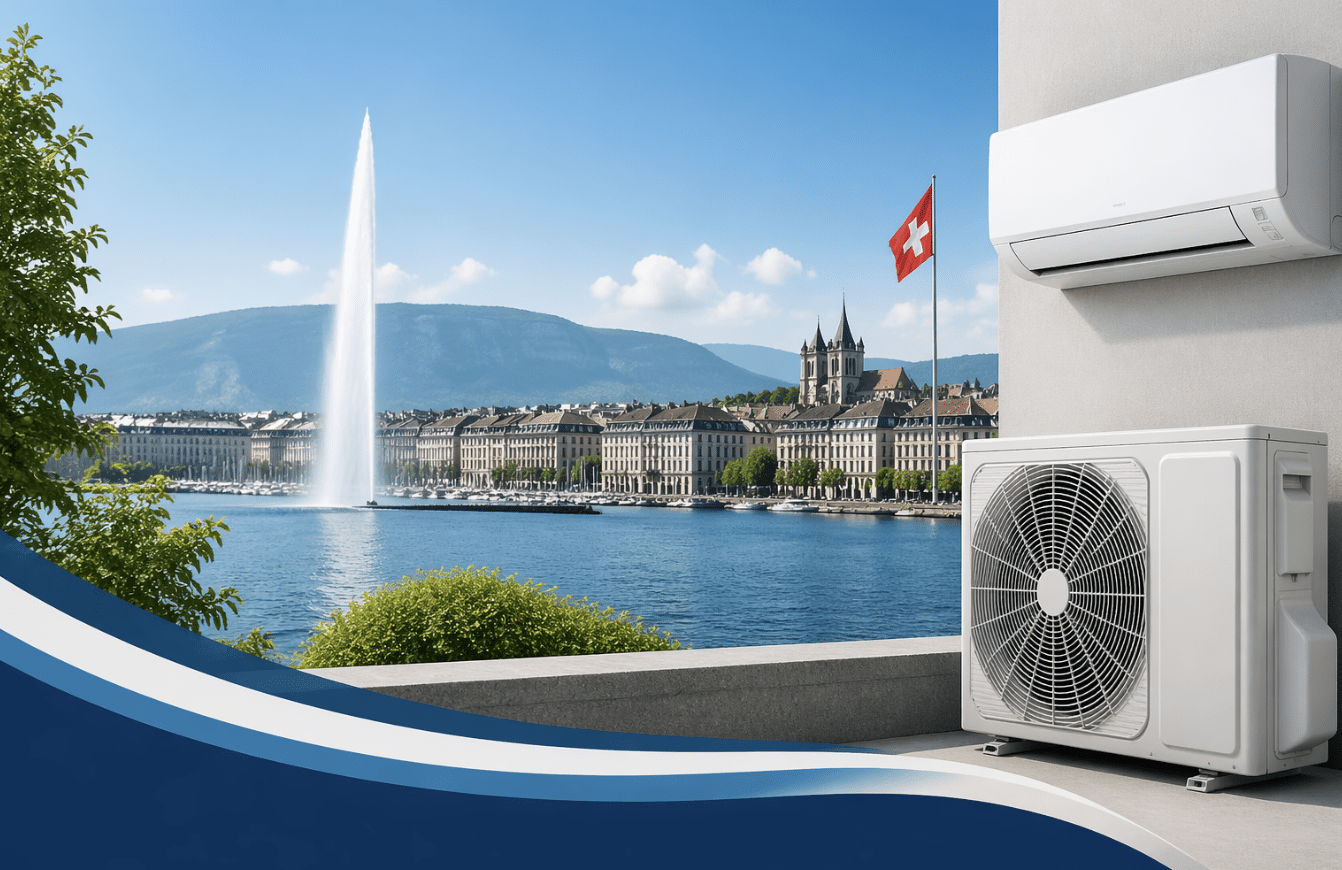 Genève: la question de la pose d'une installation de climatisation fixe sera traitée à la rentrée.
