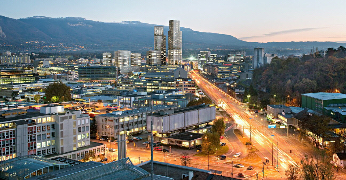 Nouveau quartier de l'Etoile (image de synthèse),