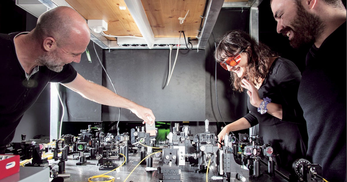Laboratoire quantique, Université de Genève.